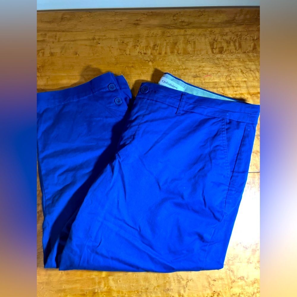 Croft & Barrow capris, beautiful blue color, excellent condition, size 16 